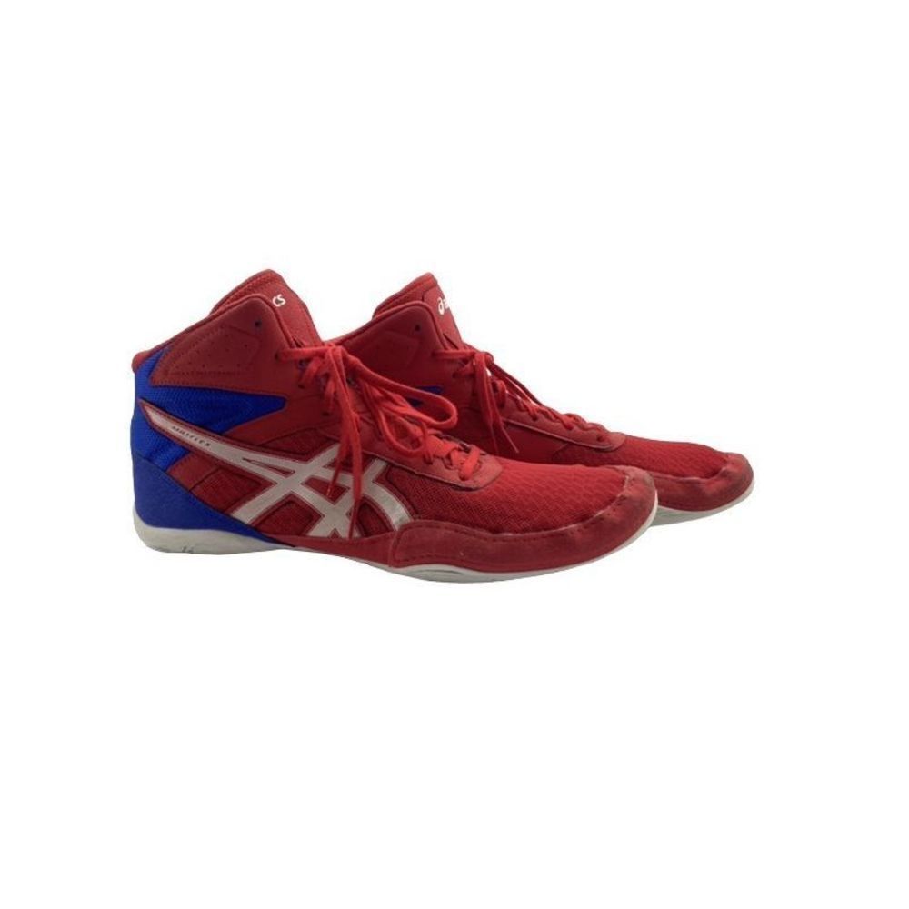 Asics Matflex 6 Red/Blue/White Wrestling Shoes 1081A021 Men’s Sz 13